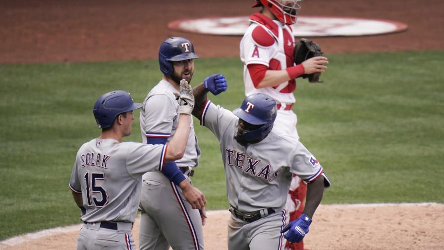 Jonrón de García da el triunfo a Rangers ante Angelinos