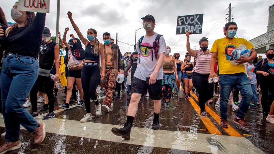 Protestas en Miami cumplen cuatro días en medio del toque de queda