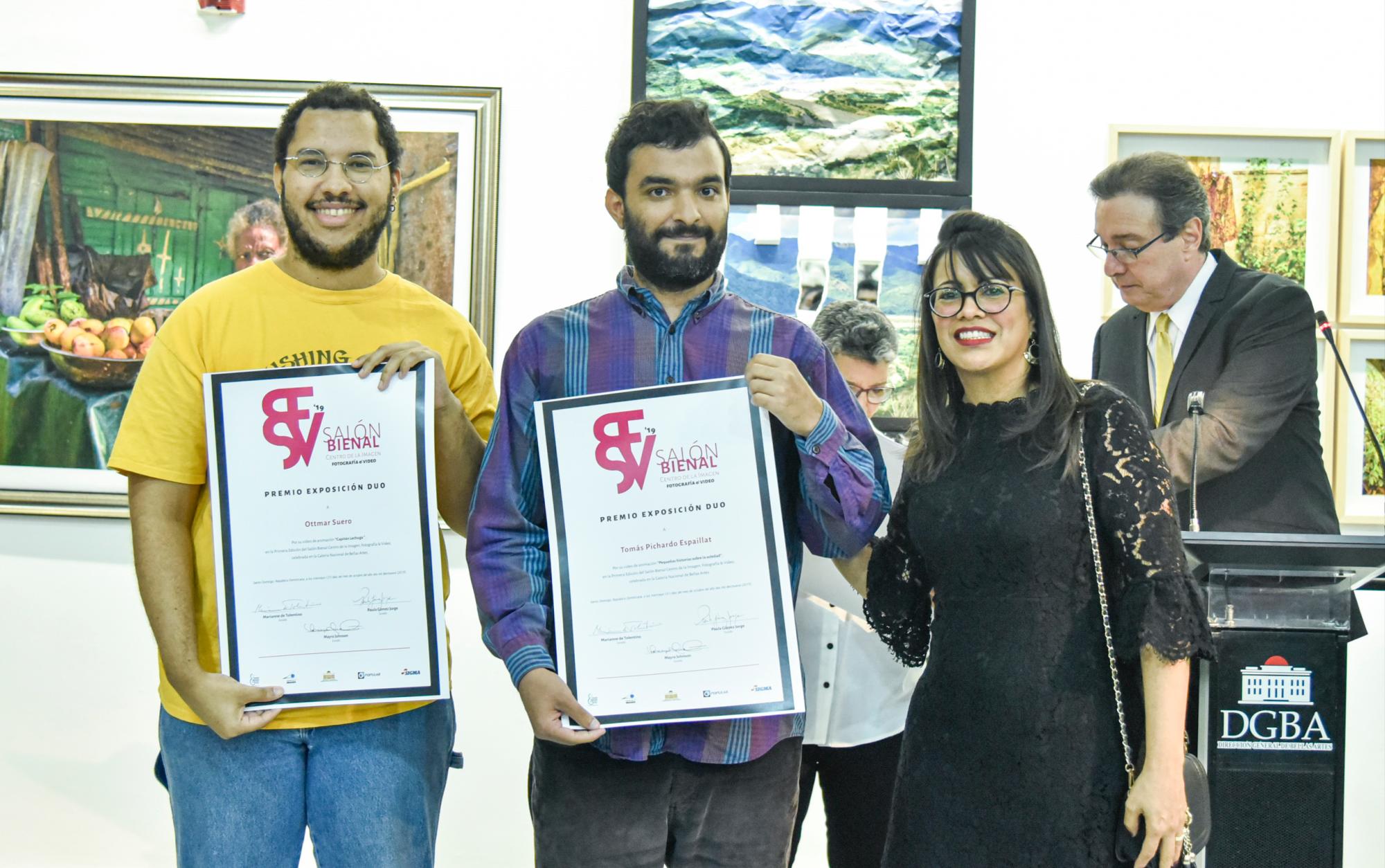 Tomas Pichardo, Ottmar Suero y Paula Gómez Jorge .