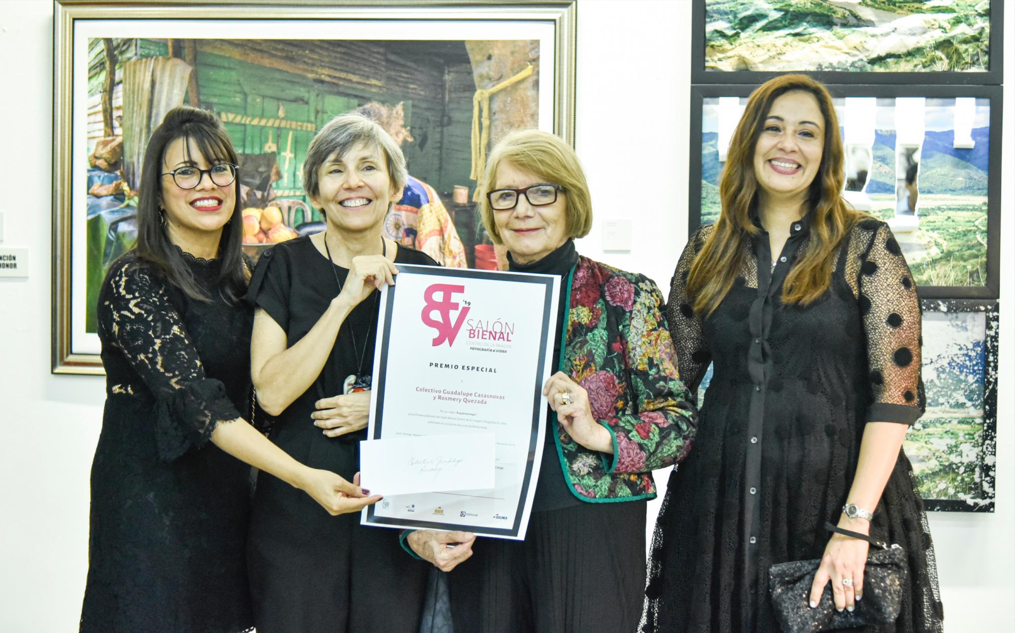 Paula Gómez Jorge, Guadalupe Casasnovas, Marianne de Tolentino y Rosemary Quezada.