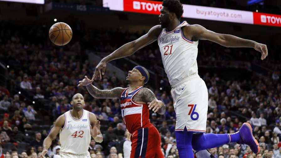 76ers vencen a Wizards; cortan racha de 3 derrotas