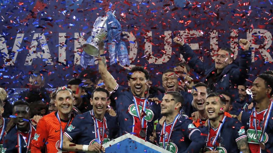 Mbappé brilla y PSG revalida el título de la Copa de Francia