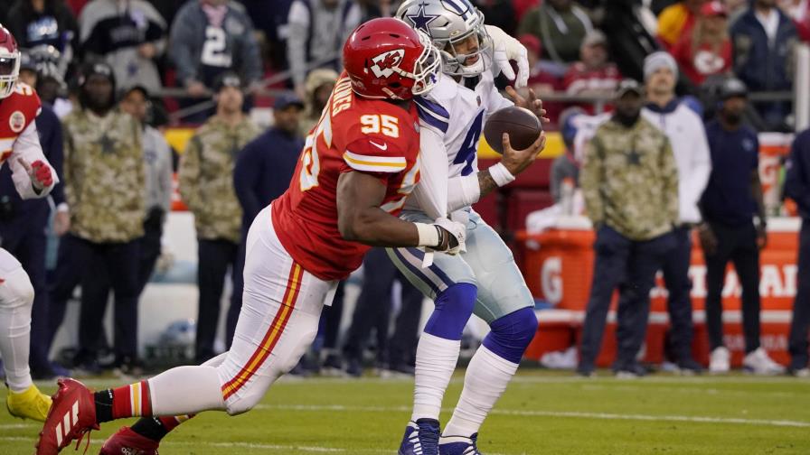 Defensiva de Chiefs frena ataque de Cowboys en triunfo