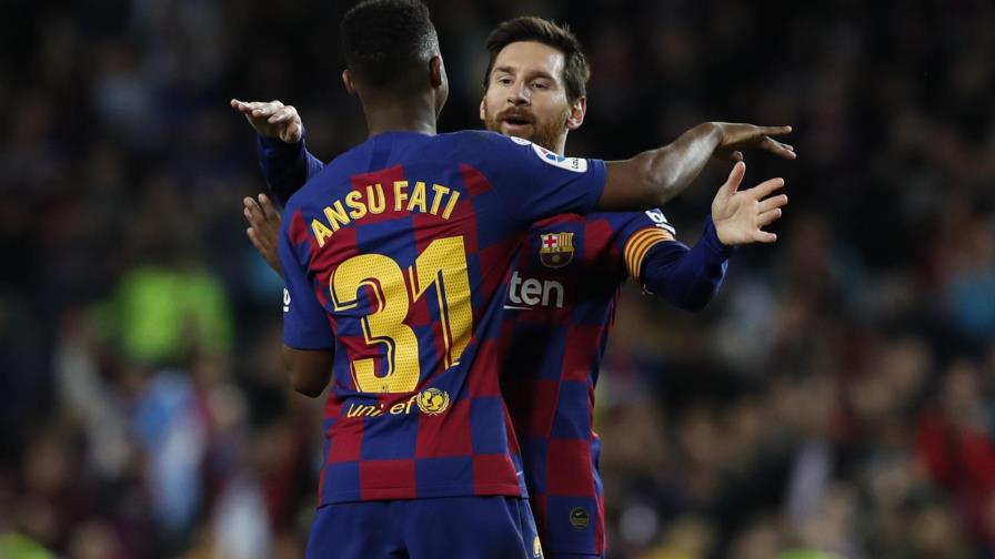 Fati y Messi iluminan al Barcelona Fati y Messi iluminan al Barcelona