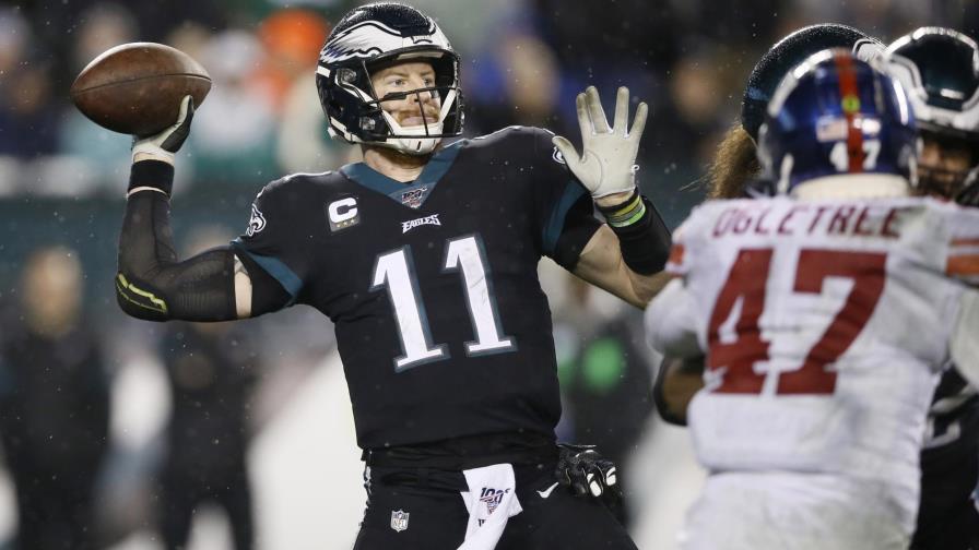 Wentz mantiene a Eagles con esperanzas de postemporada Wentz mantiene a Eagles con esperanzas de postemporada