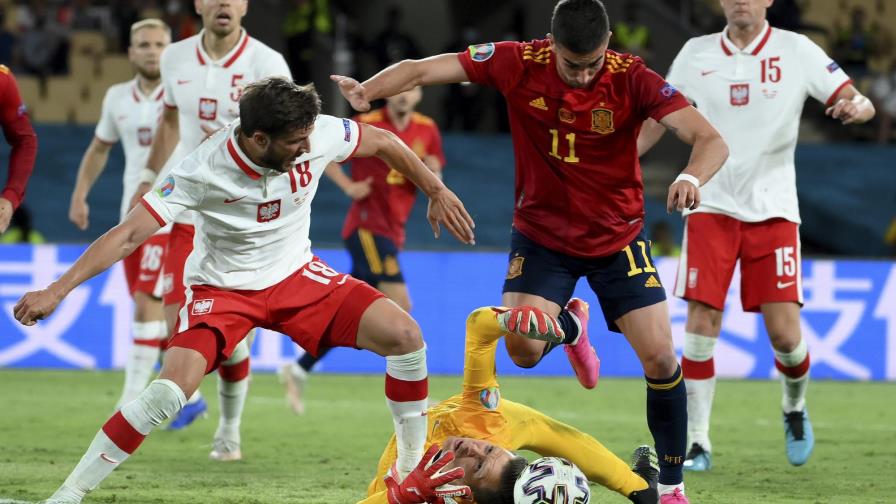 España y Polonia empatan por grupo E, en la Eurocopa España y Polonia empatan por grupo E, en la Eurocopa