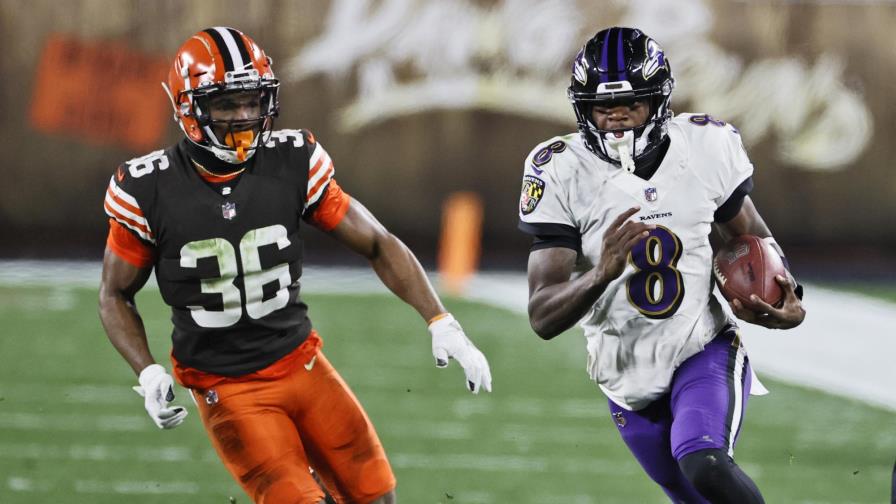 Jackson rescata apurada victoria de Ravens sobre Browns