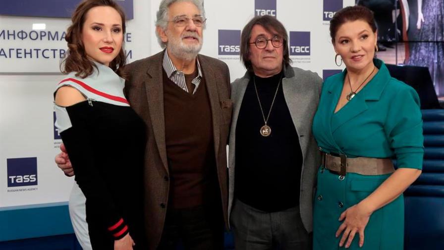 Plácido Domingo: “Estoy muy contento porque estoy trabajando”