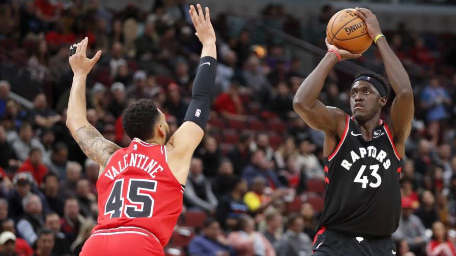 Con 22 de Siakam, Raptors superan a Bulls