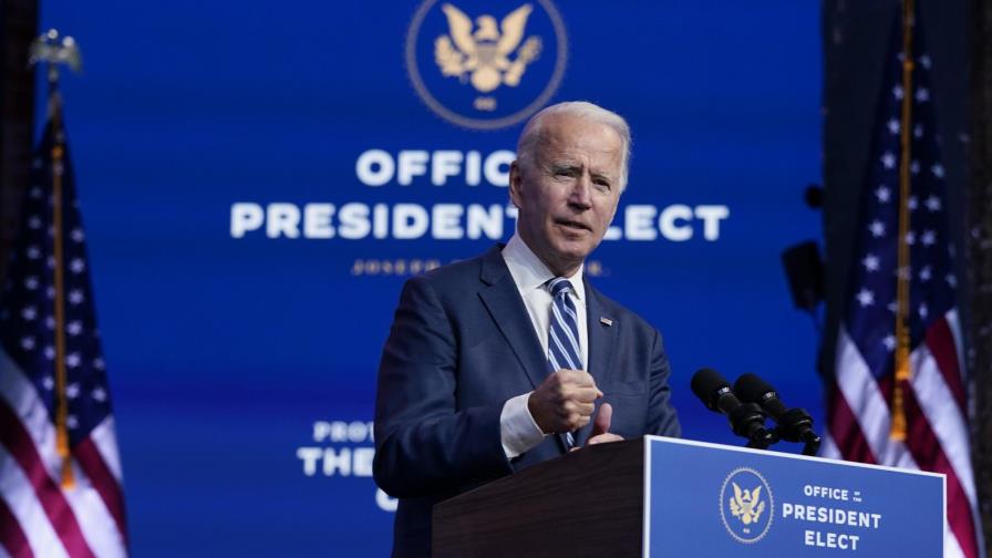 Biden promete ponerse a trabajar, pese a rechazo de Trump