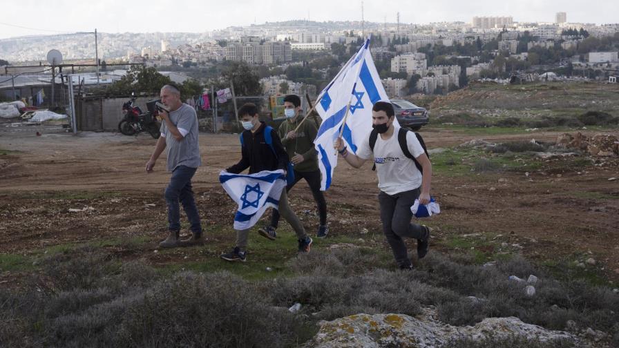 Israelíes protestan por visita de diplomáticos europeos