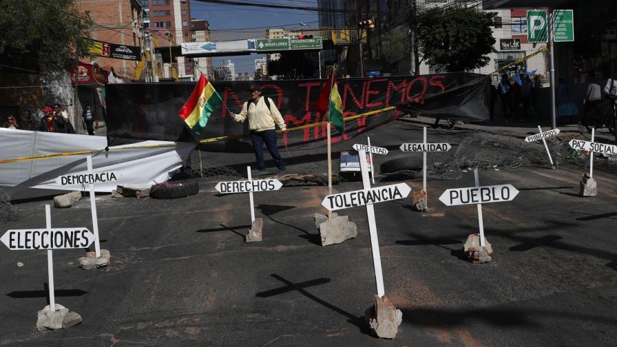 Segunda semana de protesta contra Evo Morales