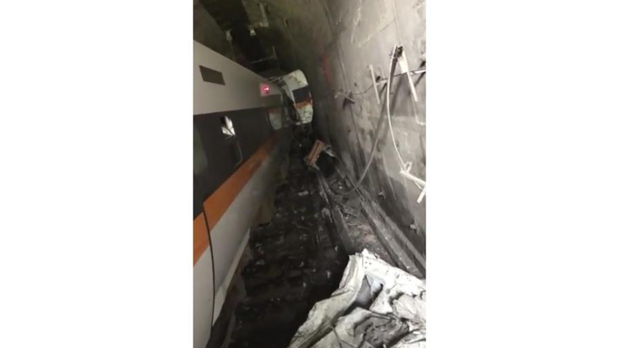 Choque de tren en Taiwán deja varios heridos