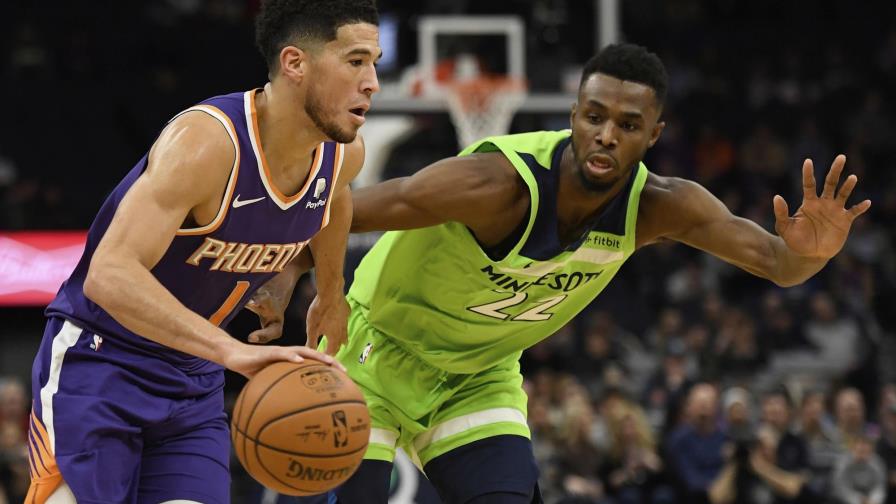 Devin Booker anota 35, Suns vencen a los Timberwolves