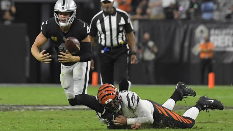 Bengals salen de mala racha ante unos Raiders aun en picada