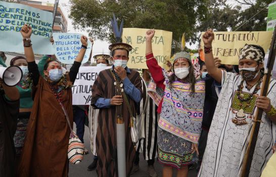 Perú: nativos protestan por títulos y avance de narcotráfico