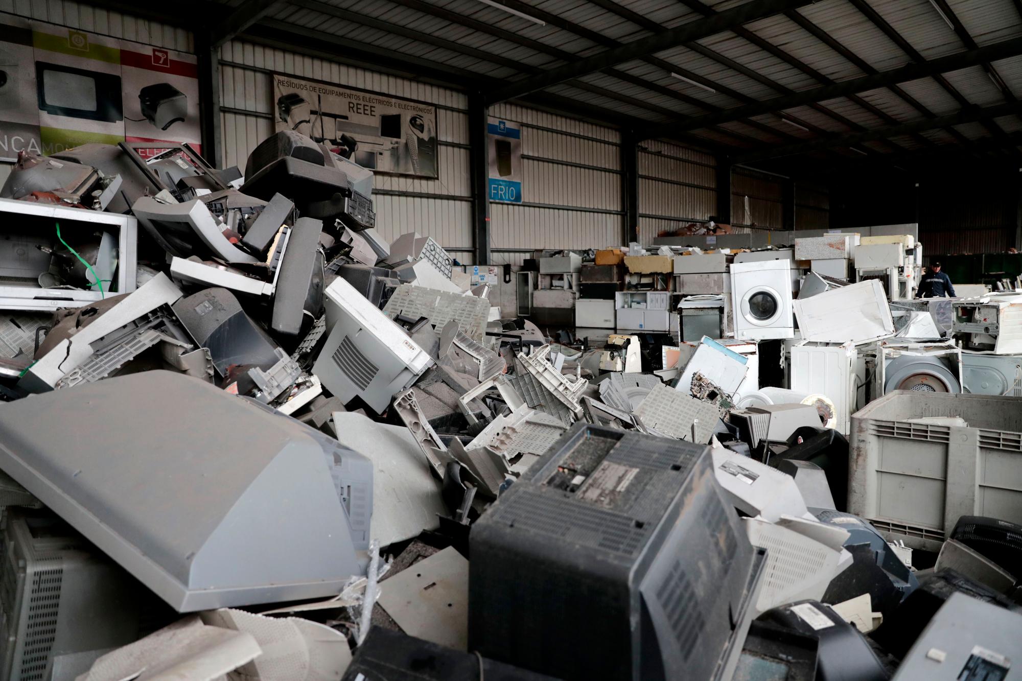 Vista general de las instalaciones de LIPOR, el Servicio Intermunicipal de Gestión de Residuos de la región de Oporto. 