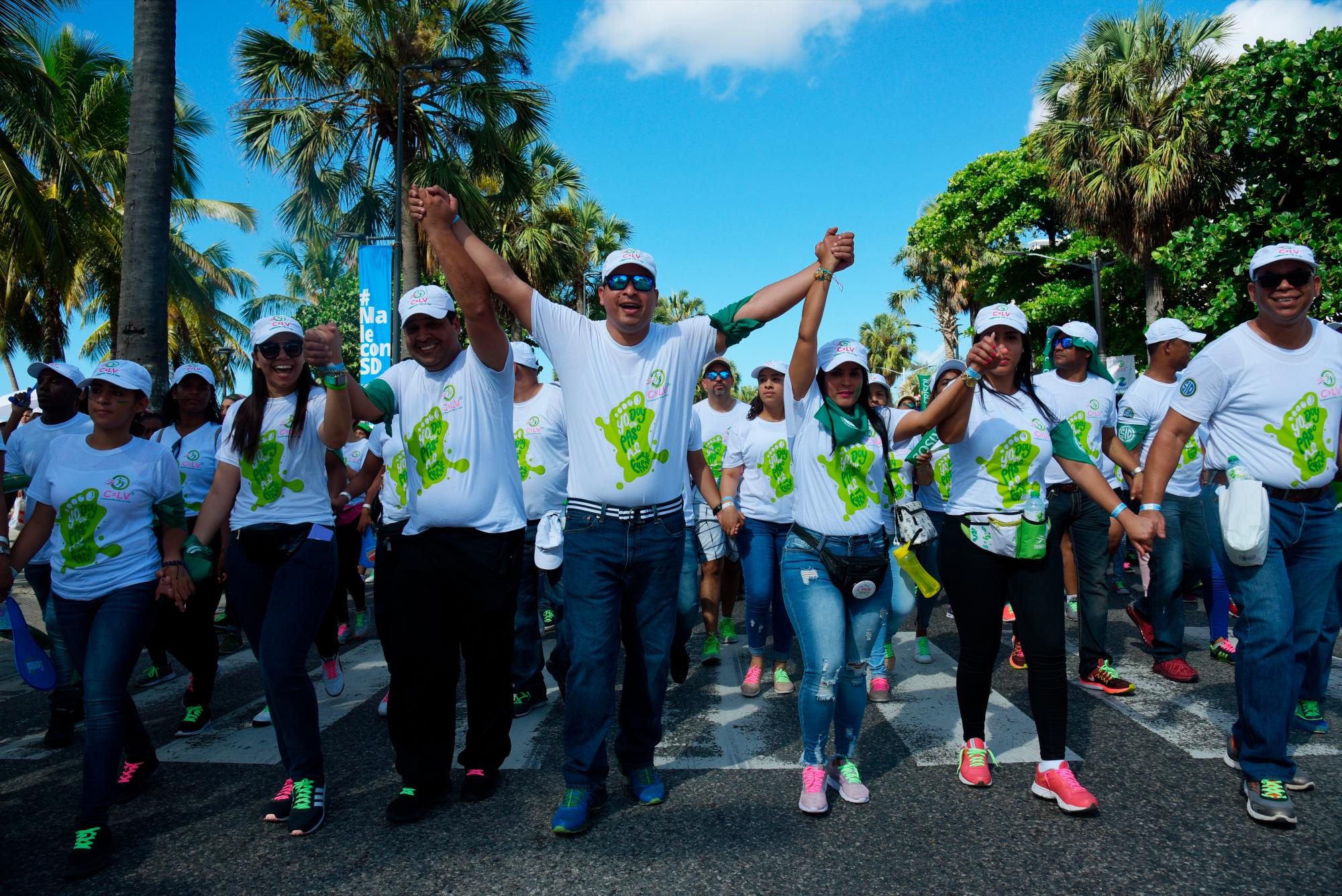 Según los organizadores de Caminantes por la Vida 2019, unas 25 mil personas donaron sus pasos este año en favor de la lucha contra el cáncer.