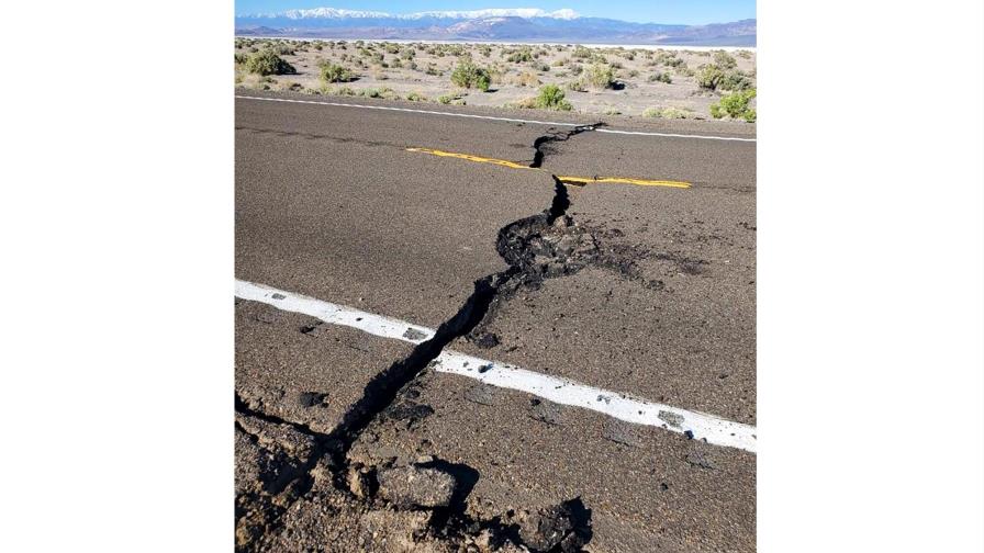 Cierran carretera por daños de sismo de 6,5 en Nevada