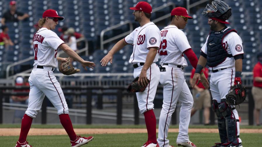 Nacionales vencen a Rojos, al completar juego suspendido