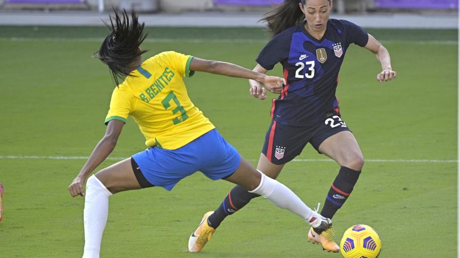 EEUU derrota 2-0 a Brasil en la Copa SheBelieves