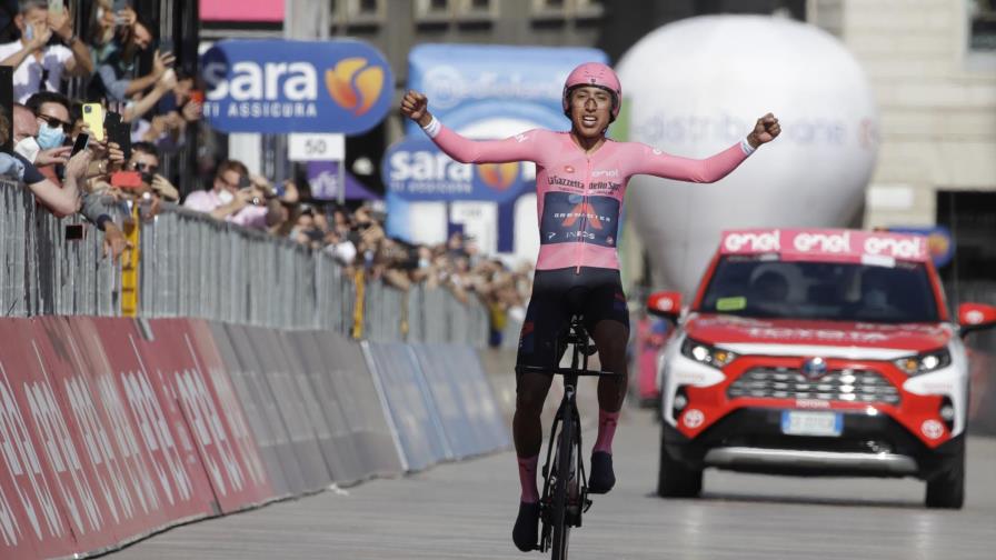 Ciclista colombiano Egan Bernal gana el Giro de Italia