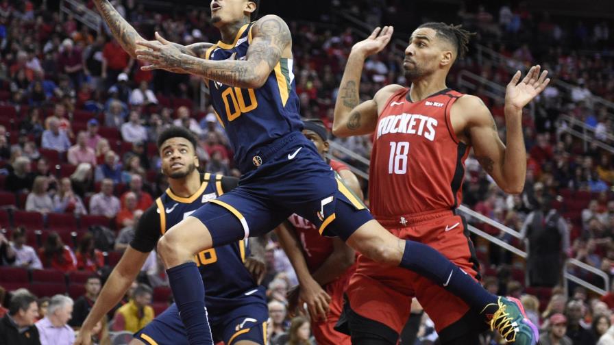 Bodganovic anota triple en la bocina y Utah supera a Houston Bodganovic anota triple en la bocina y Utah supera a Houston
