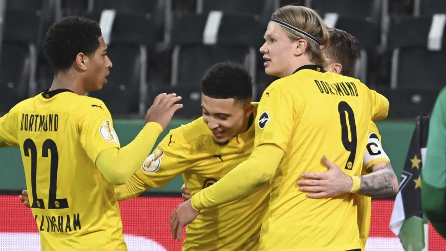 Con gol de Sancho, Dortmund está en la semifinal de Copa