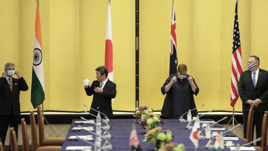 EEUU, Australia, India y Japón debaten creciente poder chino