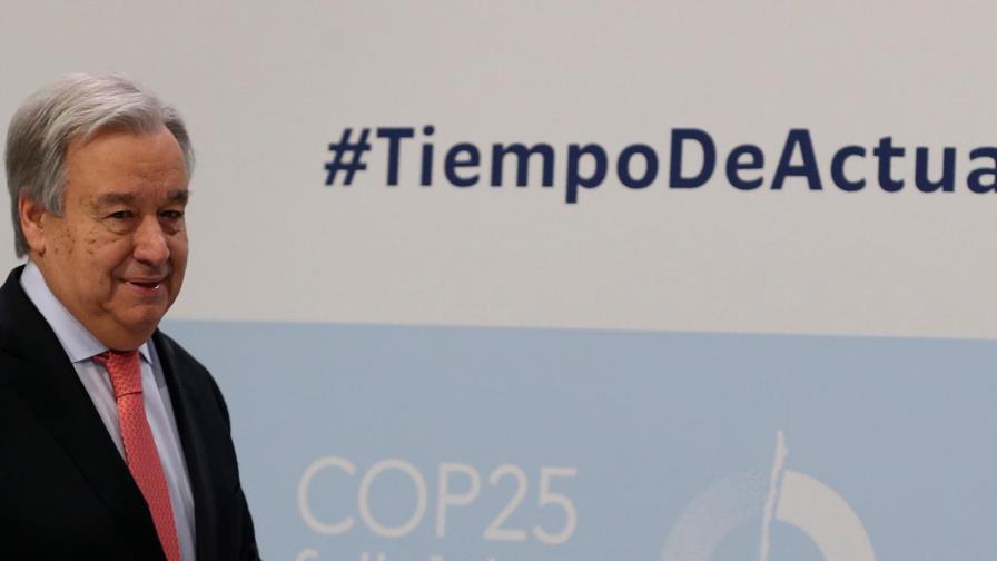 La ONU urge en Madrid actuar por el clima ante inminente punto de no retorno