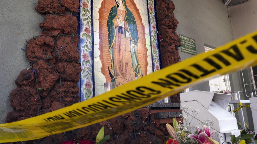 Dañan mural de la Virgen de Guadalupe en Los Ángeles