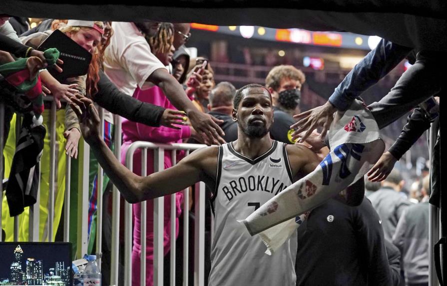 Durant aporta 31 puntos a triunfo de Nets sobre Hawks