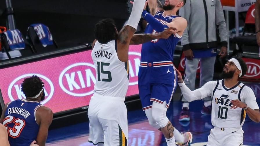 Knicks ganan su tercer duelo seguido, vencen a Jazz