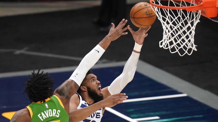 Wolves remontan y ganan en Utah otra vez
