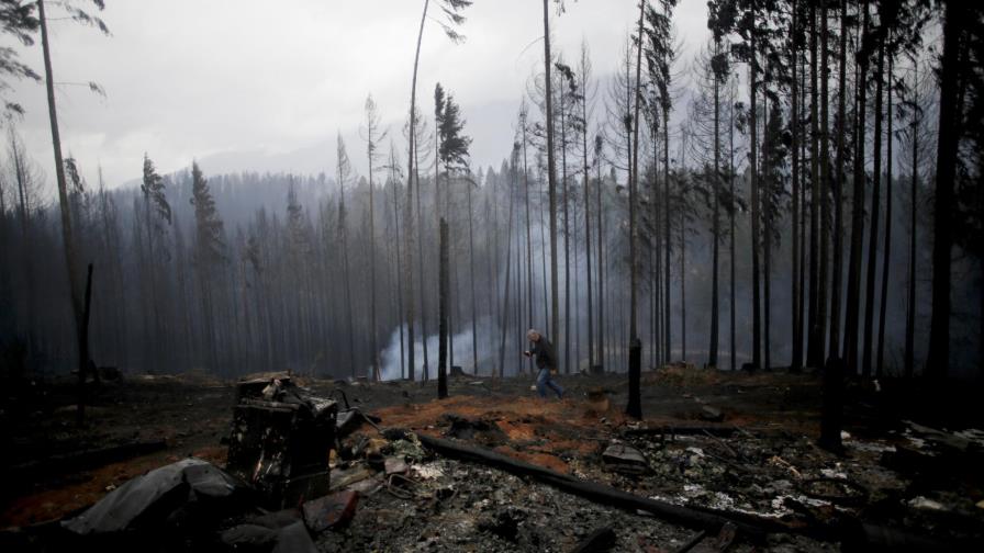 Presidente argentino visita zona asolada por incendios