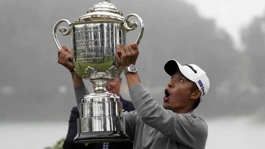Morikawa, de la universidad a campeón, en un instante