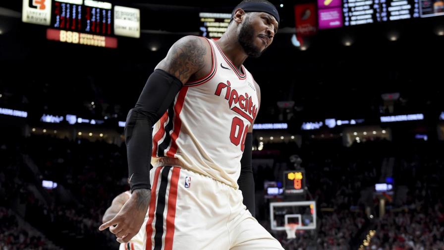 Damian Lillard y Carmelo Anthony dan el triunfo a Blazers Damian Lillard y Carmelo Anthony dan el triunfo a Blazers