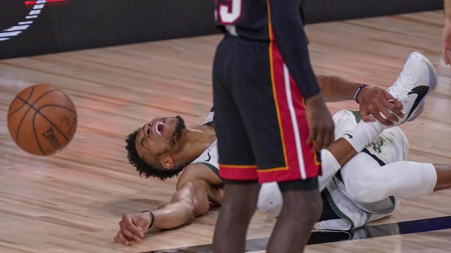Sin Giannis, Bucks evitan barrida y vencen 118-115 al Heat