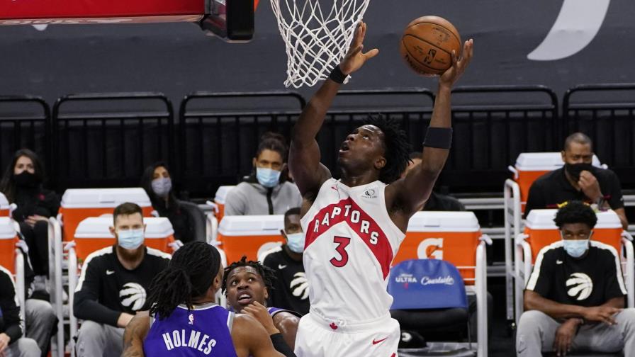 Raptors baten su récord de puntos, aplastan 144-123 a Kings