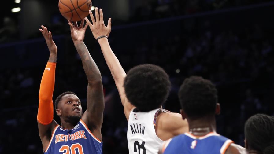 Knicks limitan a Nets en el disparo y se imponen