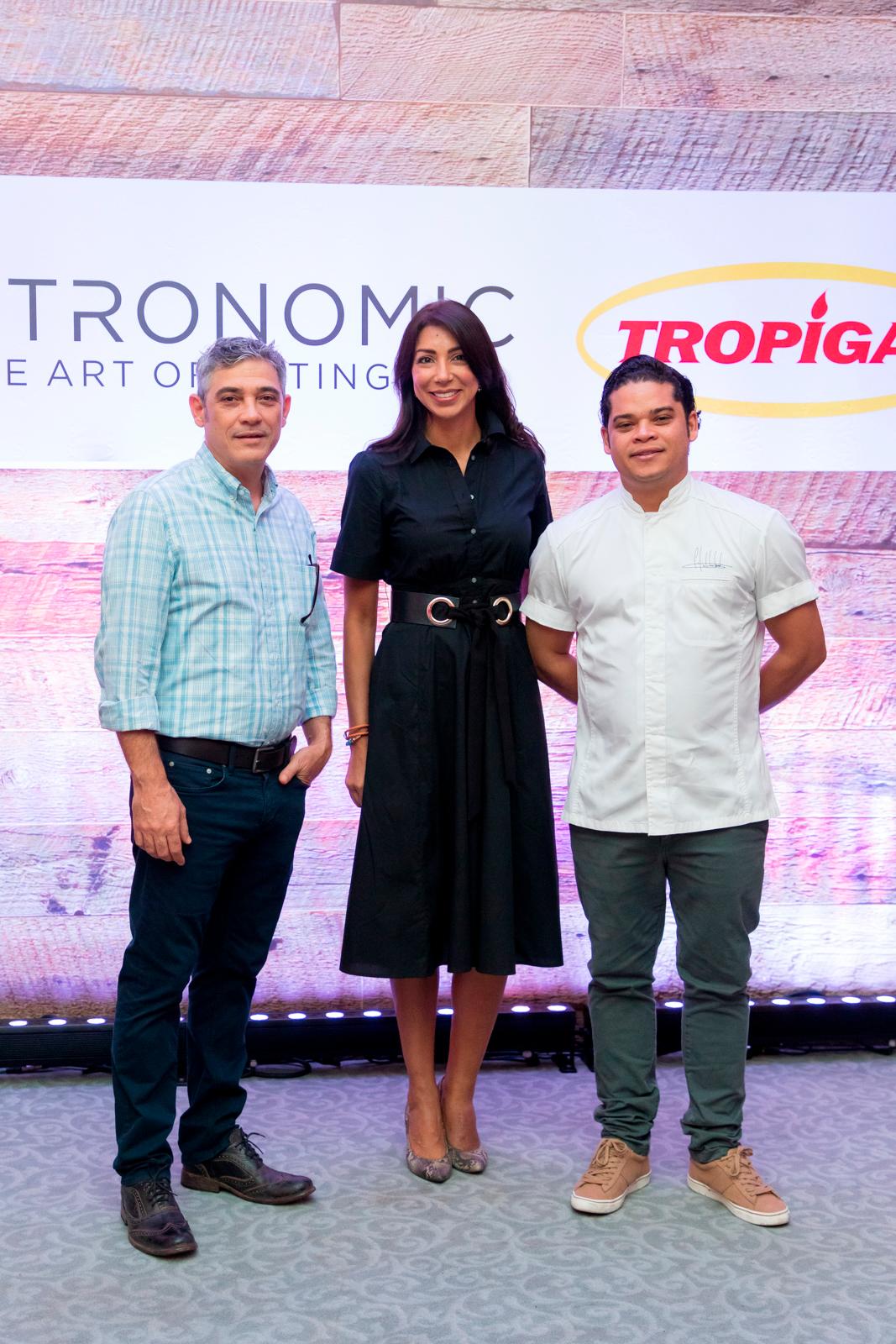 Emil Vega, Gabriella Reginato y Erik Malmsten.