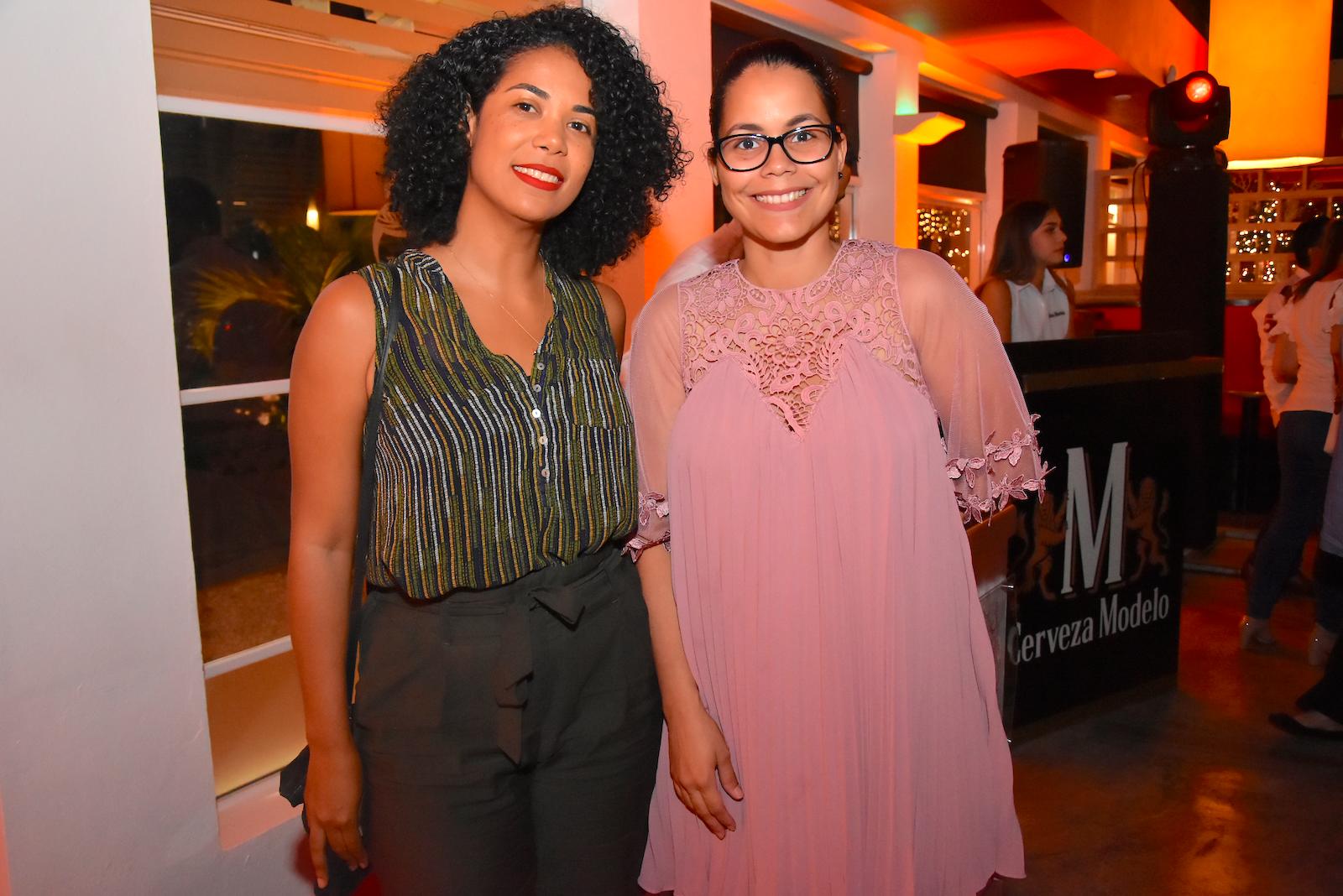 Rosabell Jiménez y Rossie Peralta.