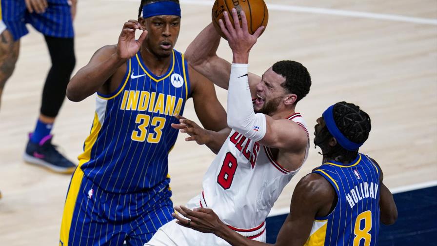 Bulls se impone 120-112 a Pacers en tiempo extra