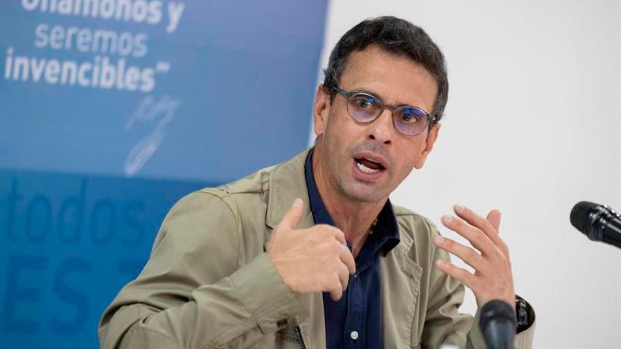 Capriles celebra resultado de oposición venezolana en las elecciones locales