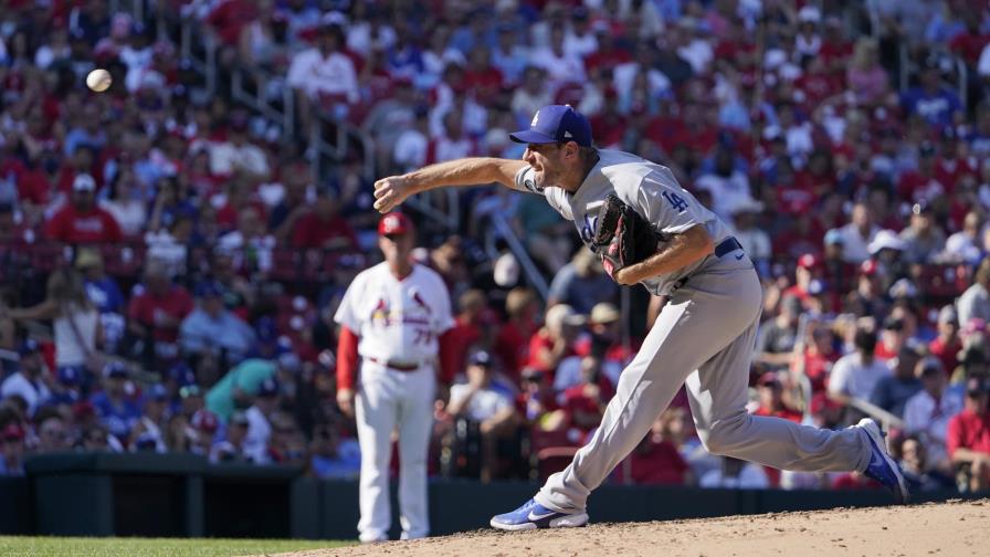 Dodgers superan 5-1 a Cardenales; Scherzer poncha a 13