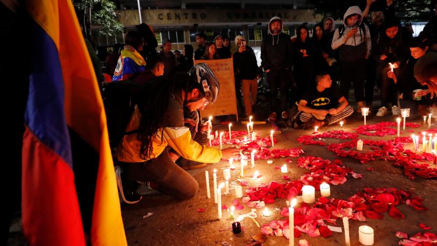 Bogotá recuerda en las calles a Dilan, el rostro de la protesta en Colombia