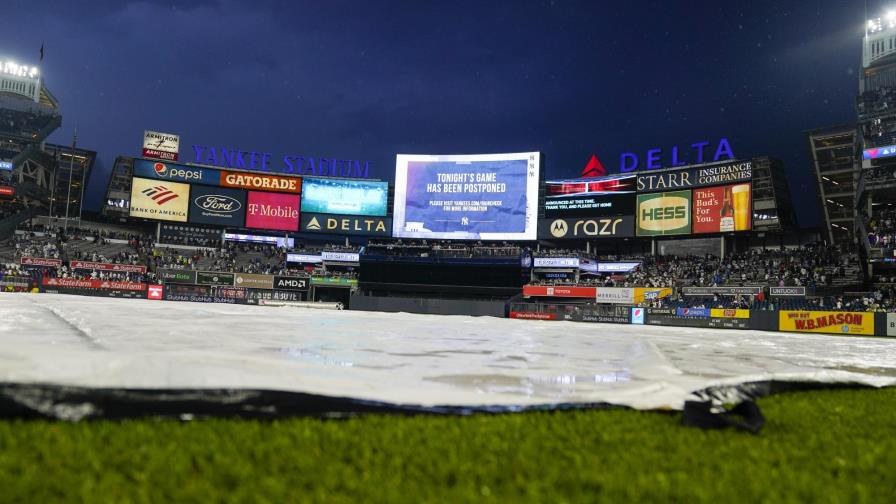 Suspenden por lluvia partido entre Mets y Yanquis