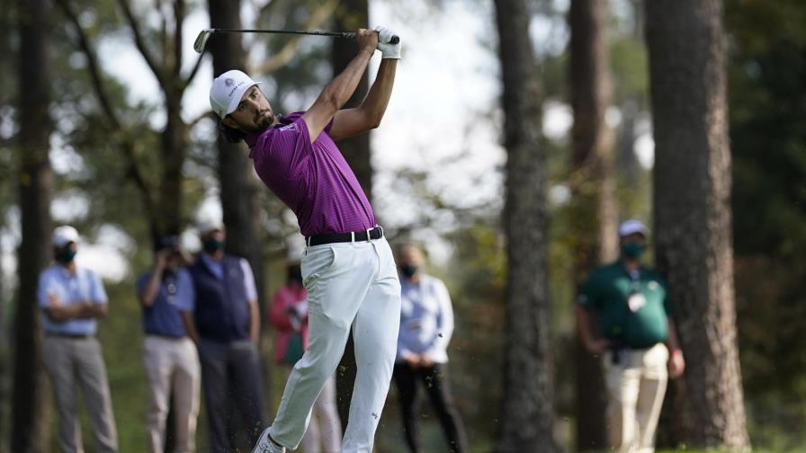 Abraham Ancer cae a cuatro golpes de Dustin Johnson, líder solitario del Masters