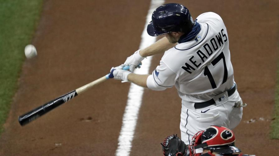 Meadows conecta imparables y Rays ganan 5-1 a Medias Rojas Meadows conecta imparables y Rays ganan 5-1 a Medias Rojas