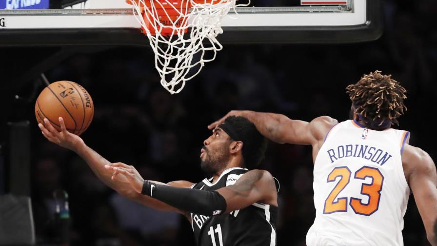 Irving impulsa remontada de Nets ante Knicks